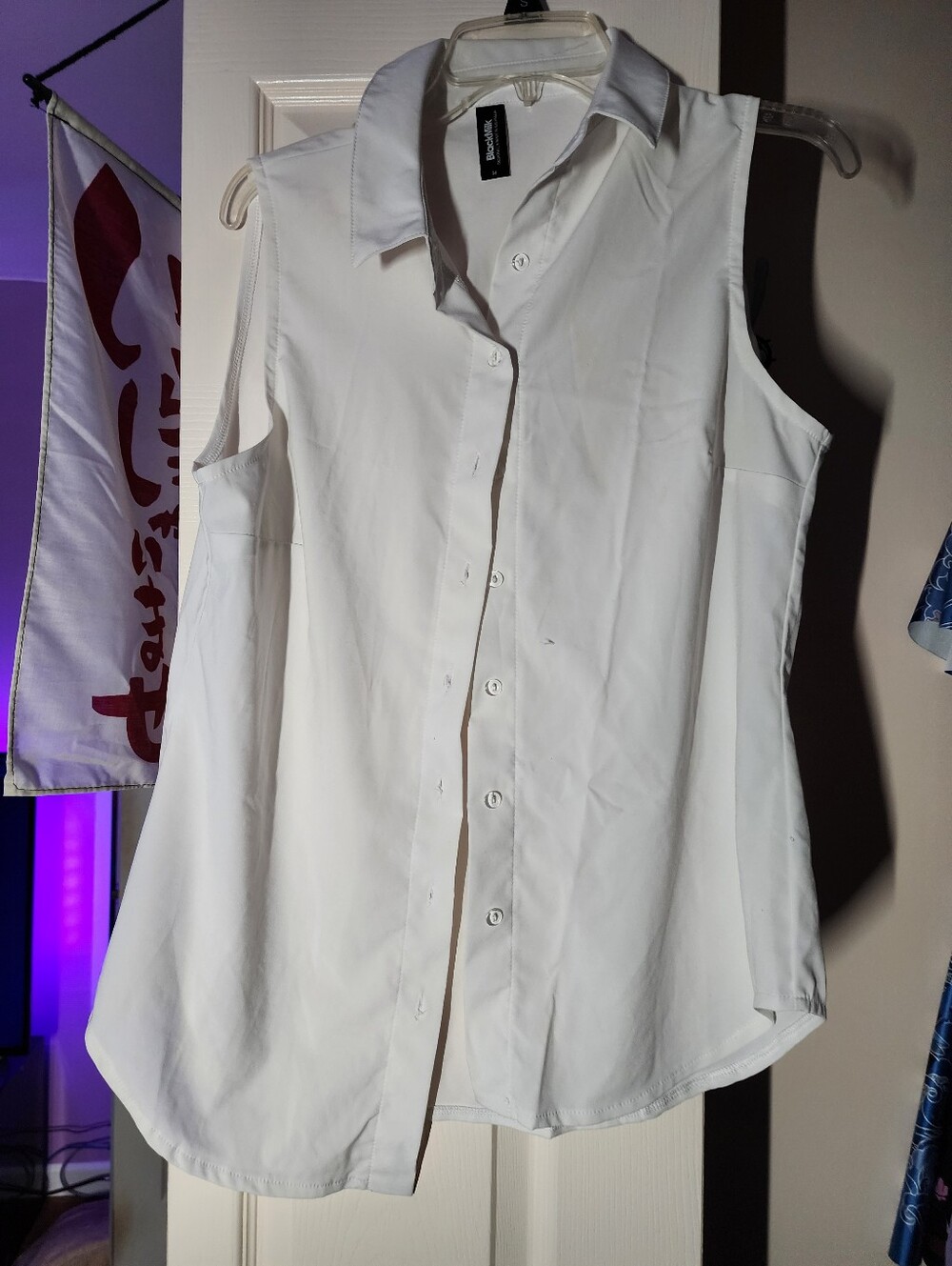 Blackmilk white business time shirt